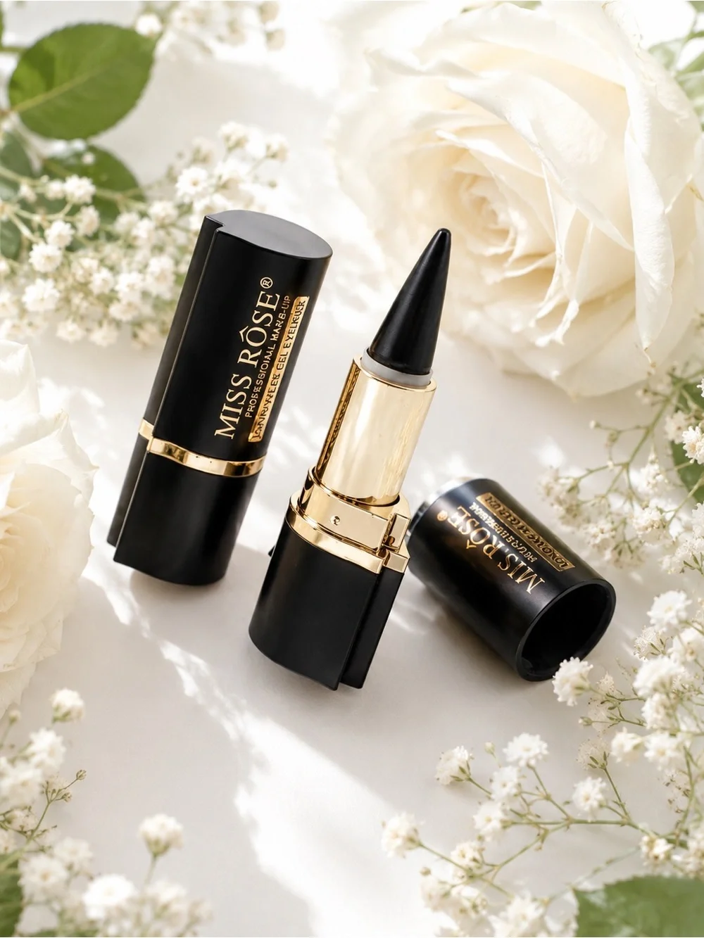 Black Gel Eyeliner Pencil - Rich Black